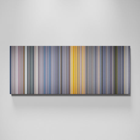 Galaxy Quest movie canvas wall art - color palette print