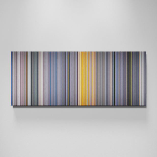 Galaxy Quest movie canvas wall art - color palette print