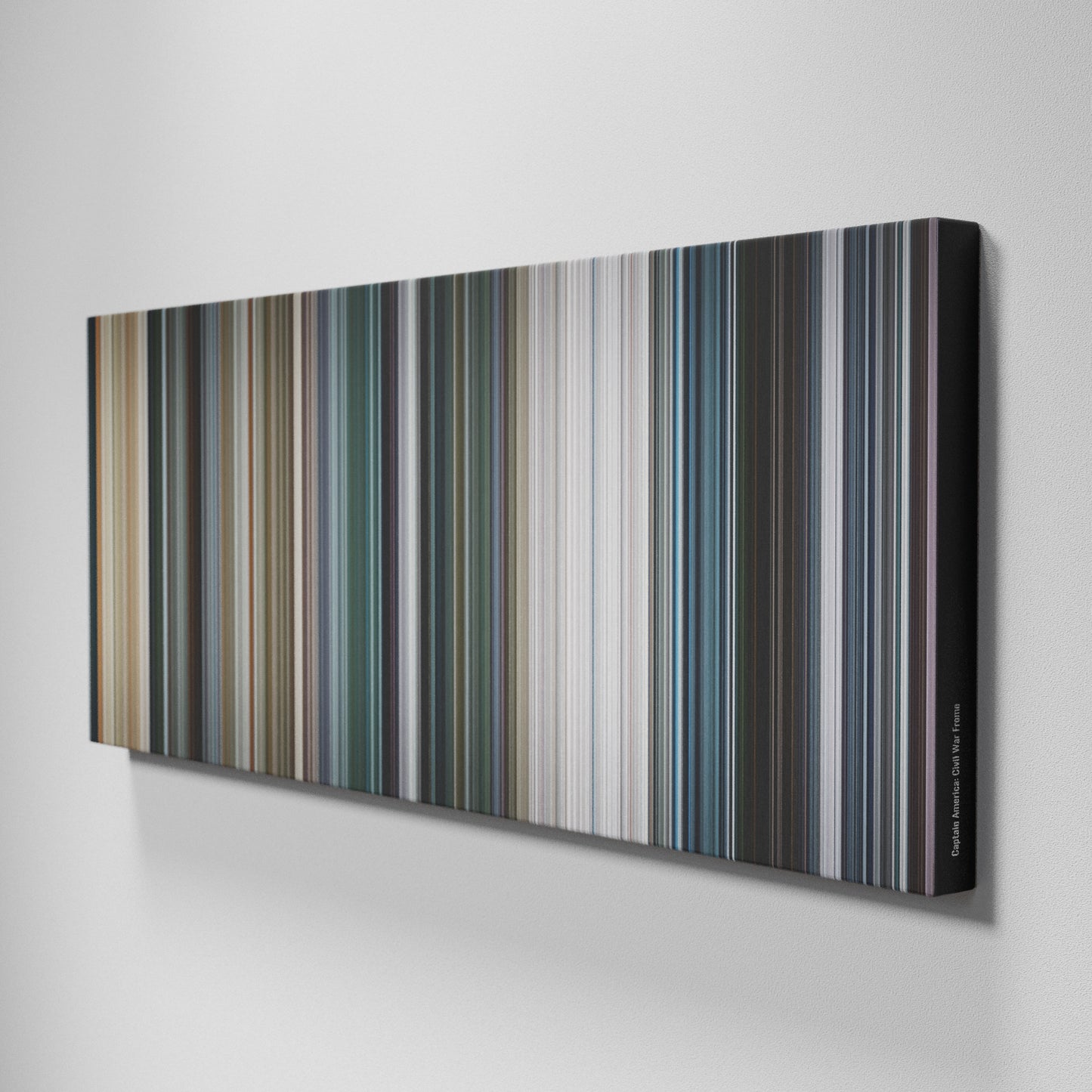 Side view of Buff's of Captain America: Civil War Frome on the wall