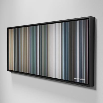 Side view of Framed Buff's of Captain America: Civil War Frome on the wall