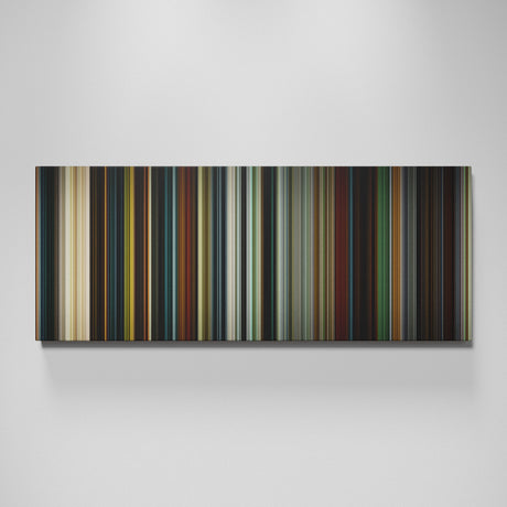 28 Days Later movie canvas wall art - color palette print