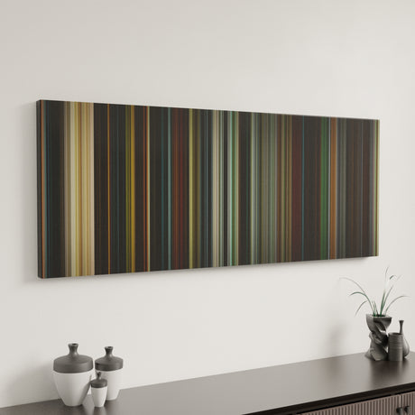 28 Days Later canvas art in modern interior - movie color palette