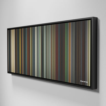 Side view of Framed Buff's of 28 Days Later... Frome on the wall