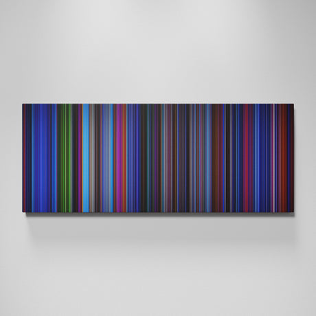 Batman & Robin movie canvas wall art - color palette print
