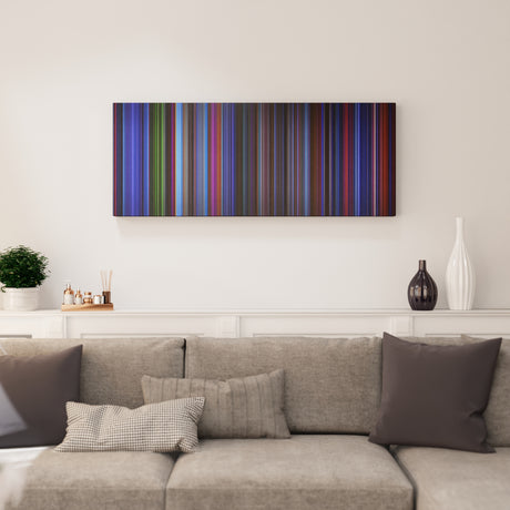 Batman & Robin canvas print in living room - film wall decor