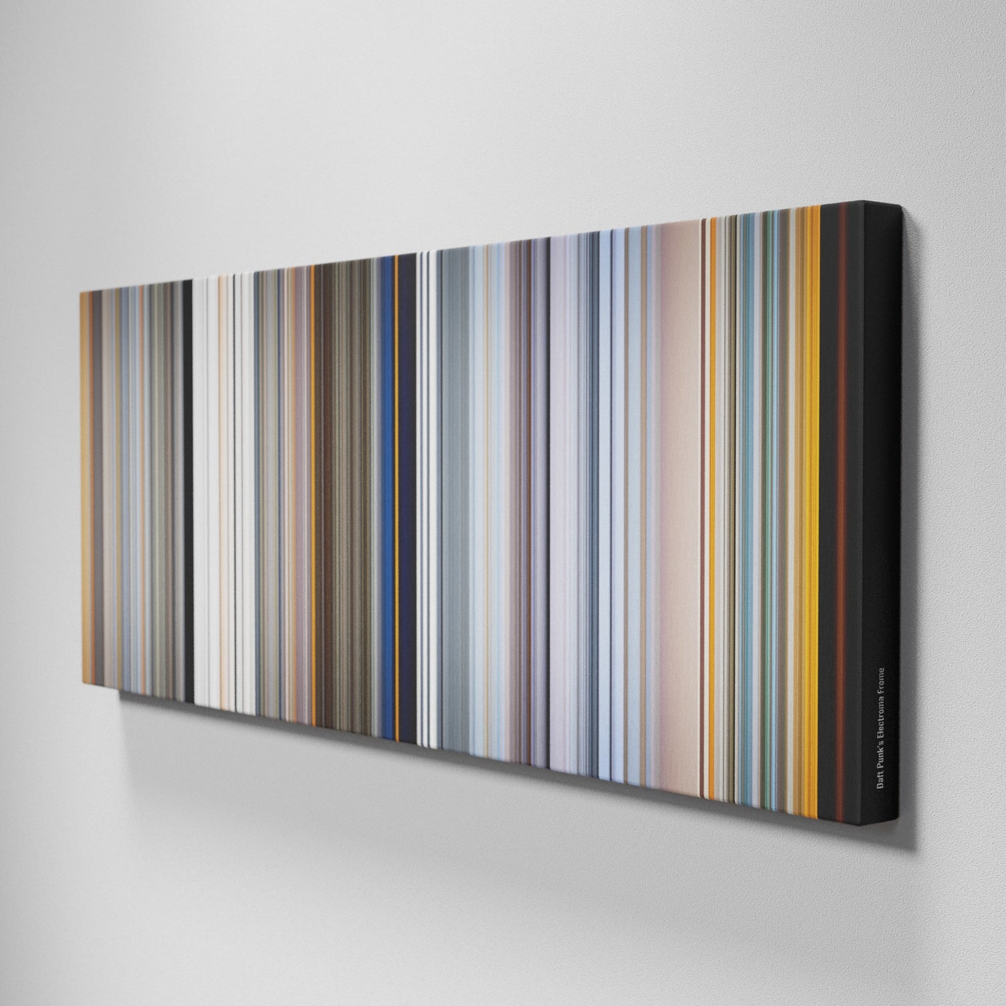 Side view of Buff's of Daft Punk's Electroma Frome on the wall