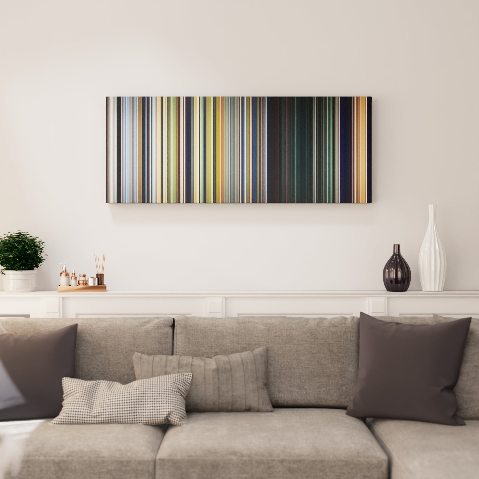 Living room interior with The Little Prince Frome on the wall