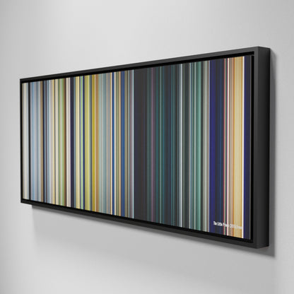 Side view of Framed Buff's of The Little Prince Frome on the wall