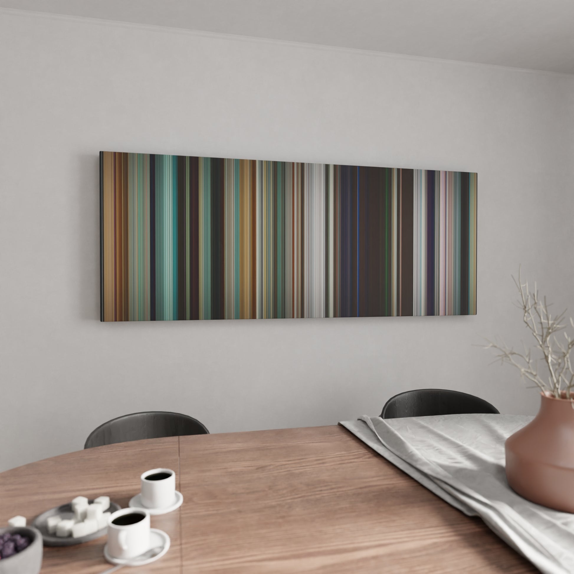 Kitchen with Sorry to Bother You Frome on the wall