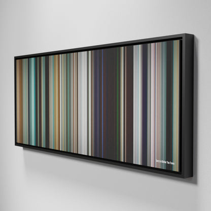 Side view of Framed Buff's of Sorry to Bother You Frome on the wall