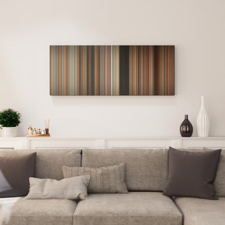 9 to 5 canvas print in living room - film wall decor