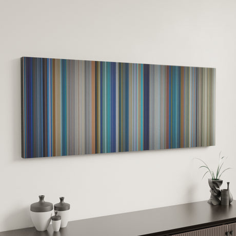 Bad Boys II canvas art in modern interior - movie color palette