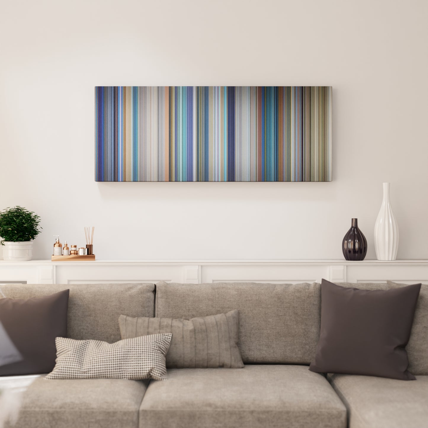 Living room interior with Bad Boys II Frome on the wall