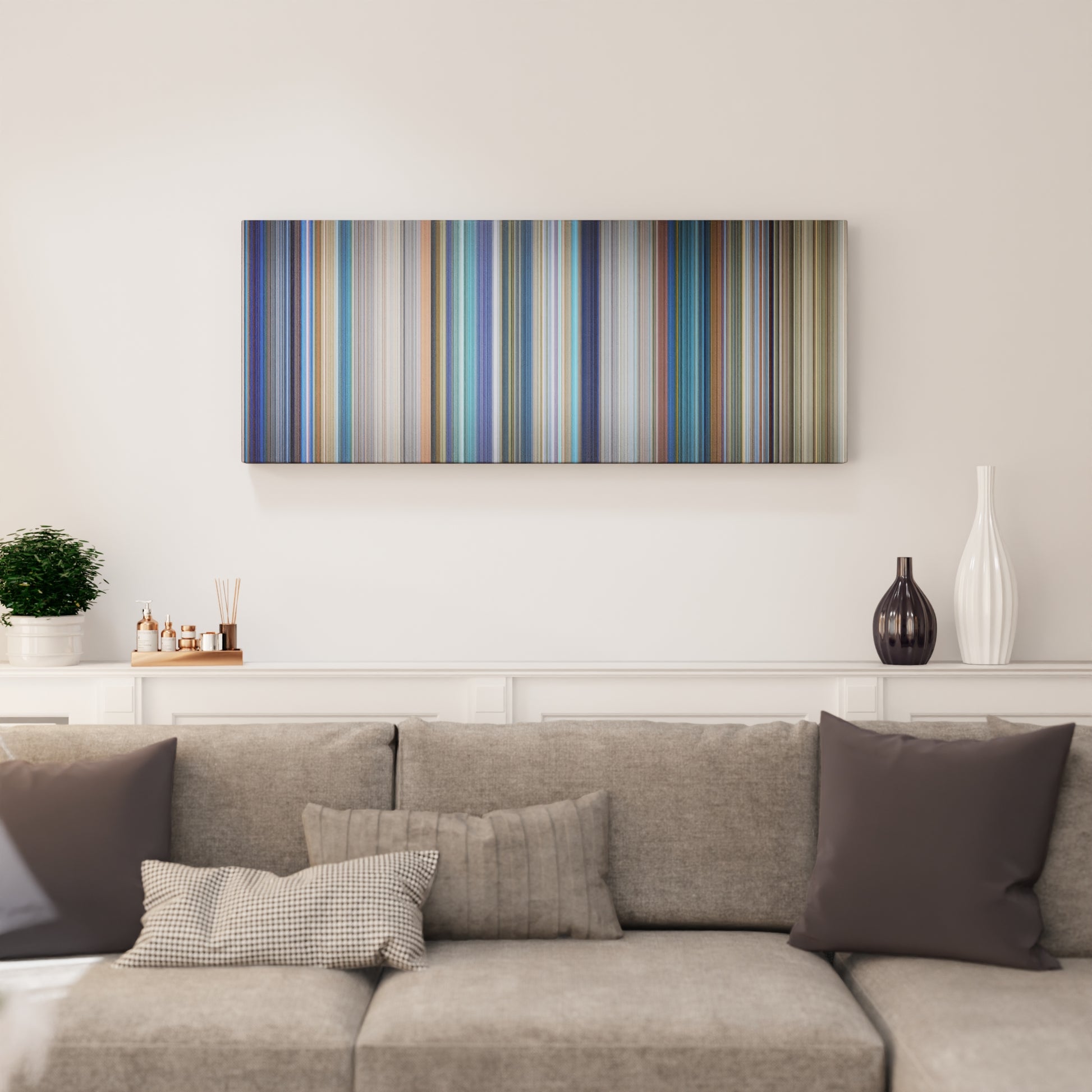 Living room interior with Bad Boys II Frome on the wall