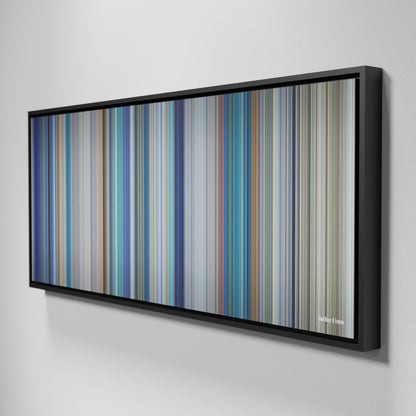 Side view of Framed Buff's of Bad Boys II Frome on the wall