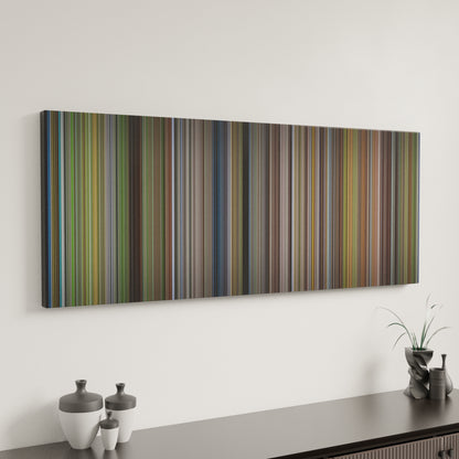 Minimal interior design with The New World Frome on the wall