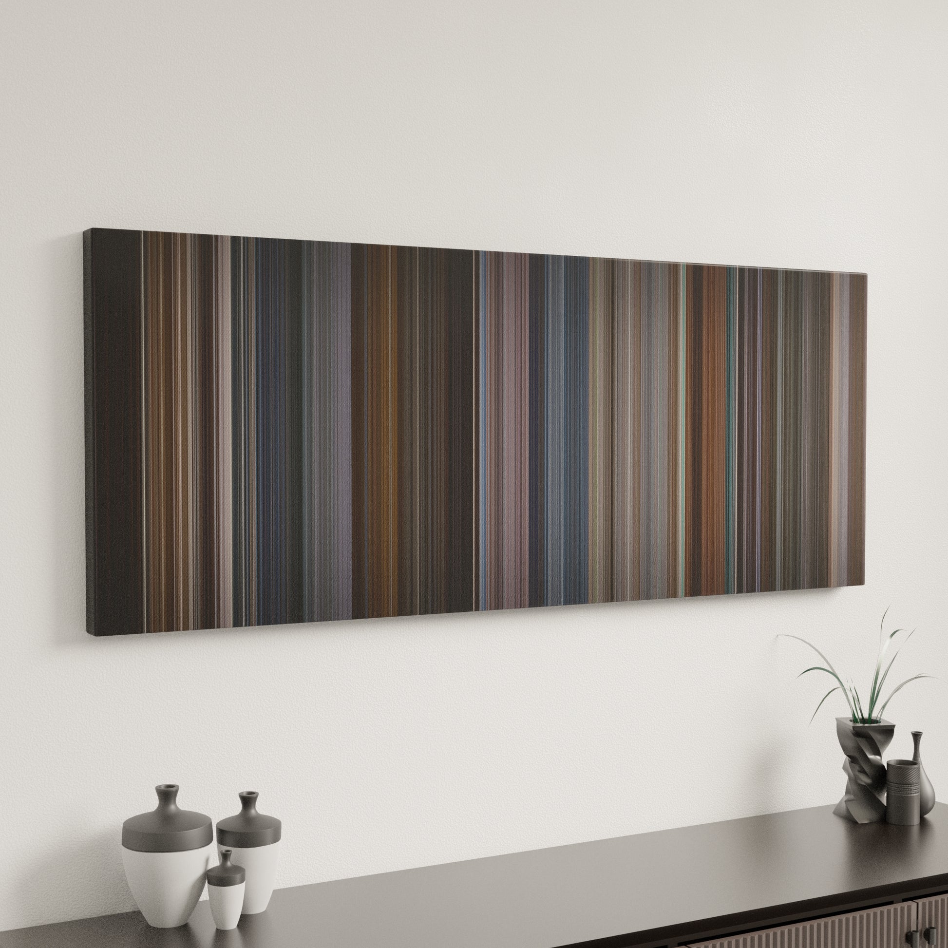 Minimal interior design with Psych: Last Night Gus Frome on the wall