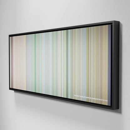 Side view of Framed Buff's of Bob's Burgers: Something Old, Something New, Something Bob Caters for You Frome on the wall