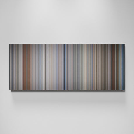 Bull Durham movie canvas wall art - color palette print