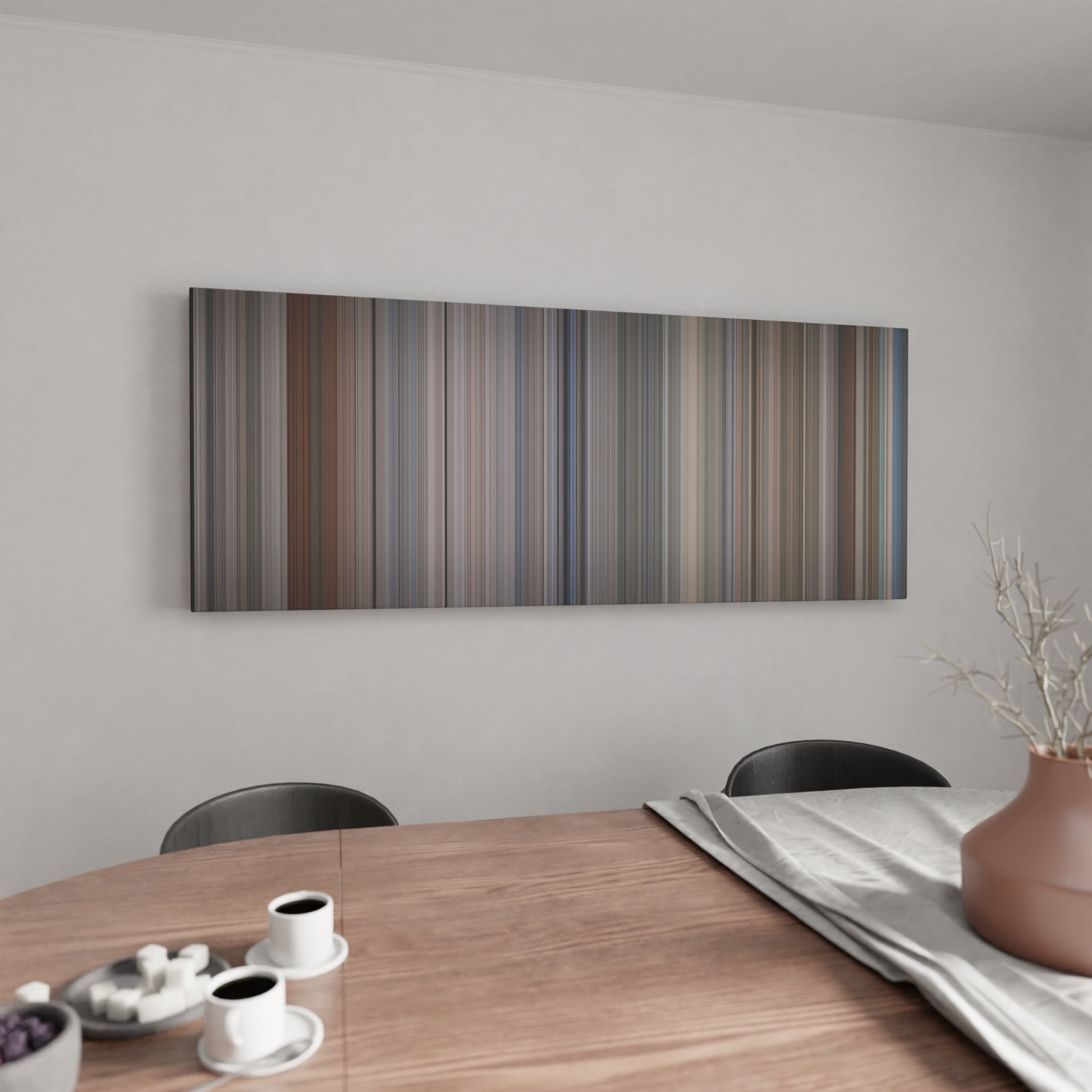 Kitchen with Bull Durham Frome on the wall