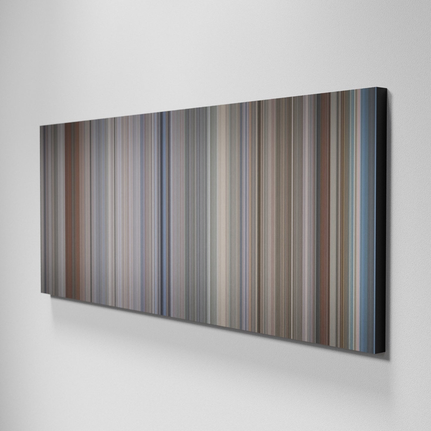 Side view of Basic of Bull Durham Frome on the wall