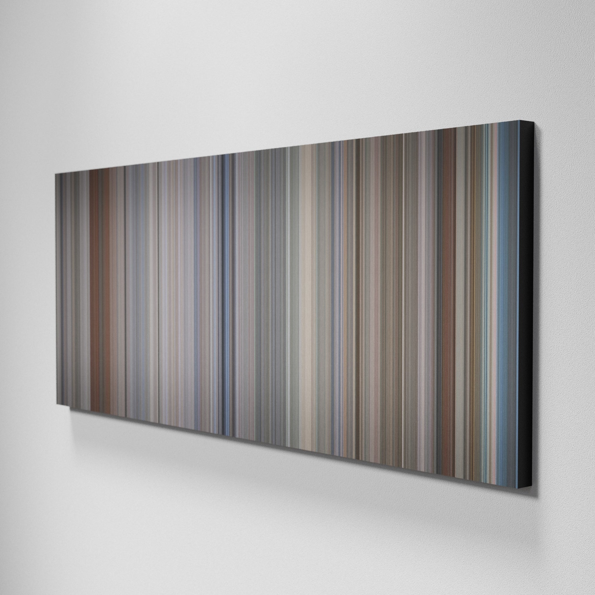 Side view of Basic of Bull Durham Frome on the wall