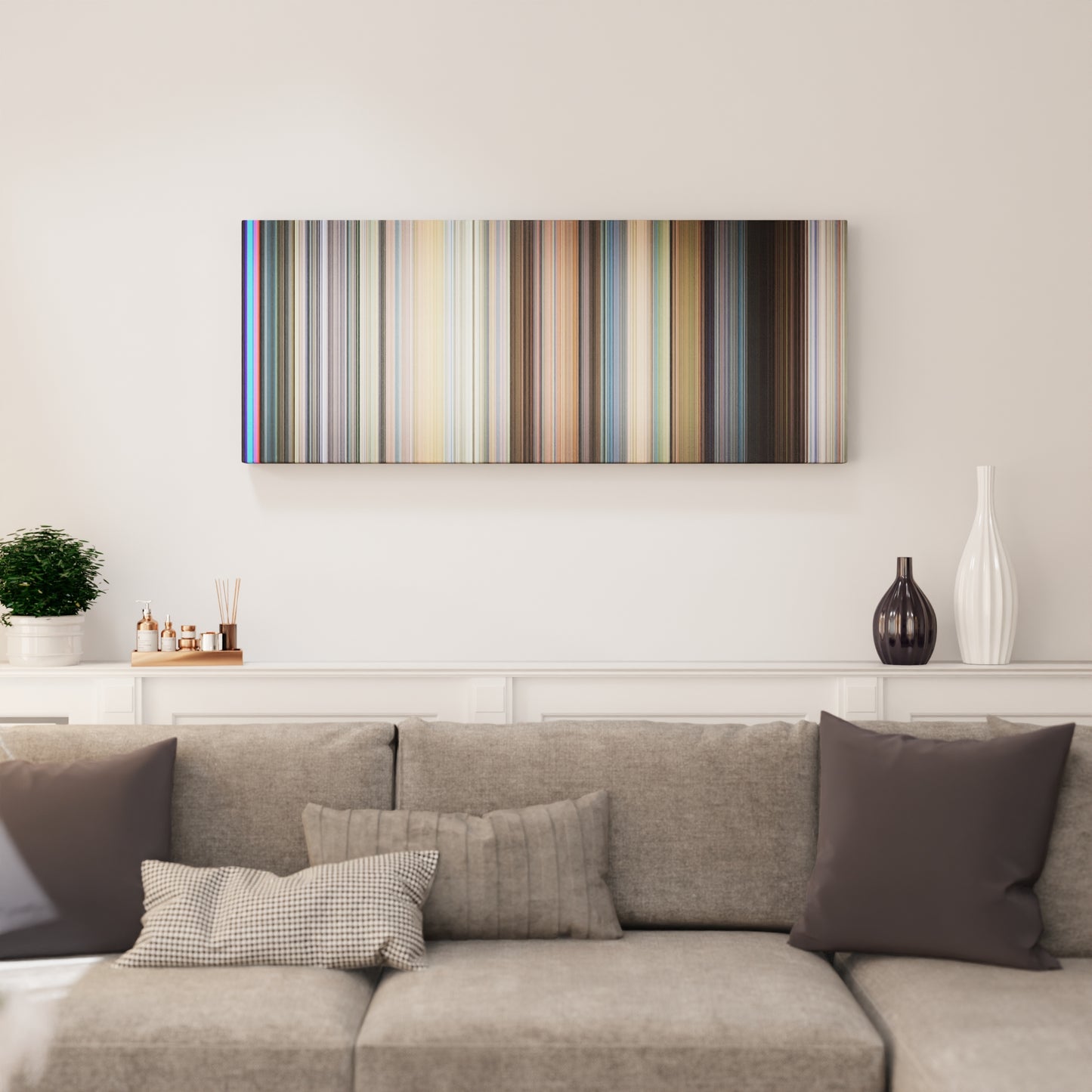 Living room interior with Little Nemo: Adventures in Slumberland Frome on the wall