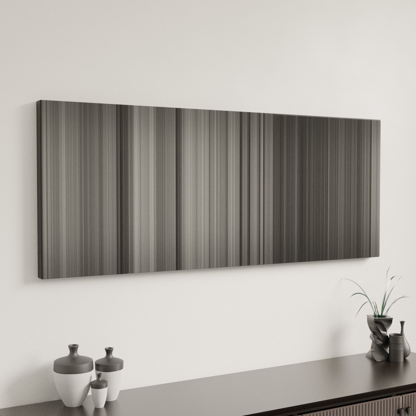 Minimal interior design with Bringing Up Baby Frome on the wall