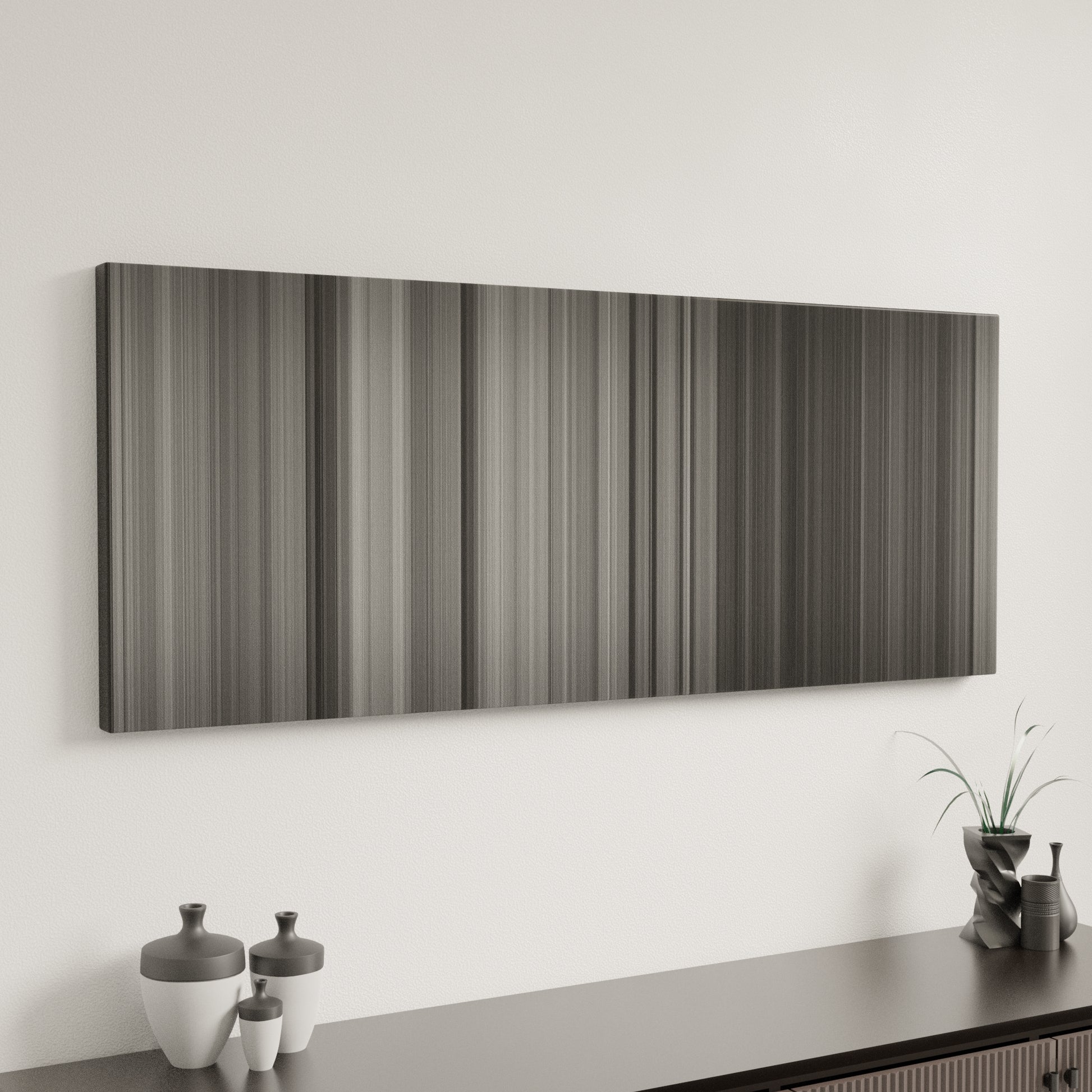 Minimal interior design with Bringing Up Baby Frome on the wall