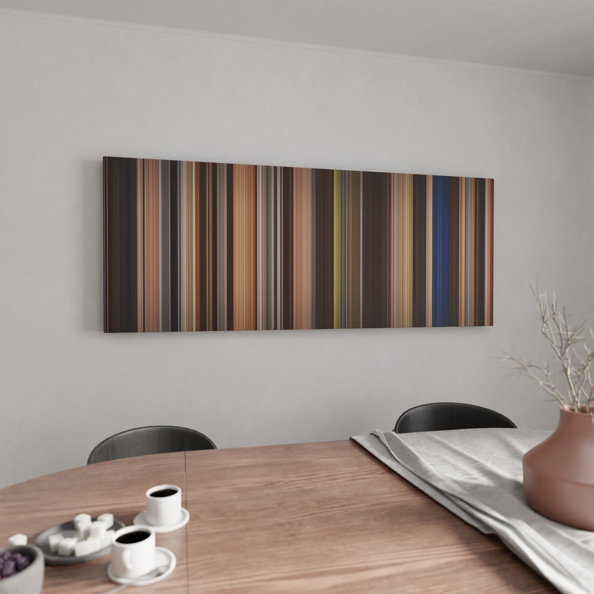 Kitchen with The Ghost and the Darkness Frome on the wall