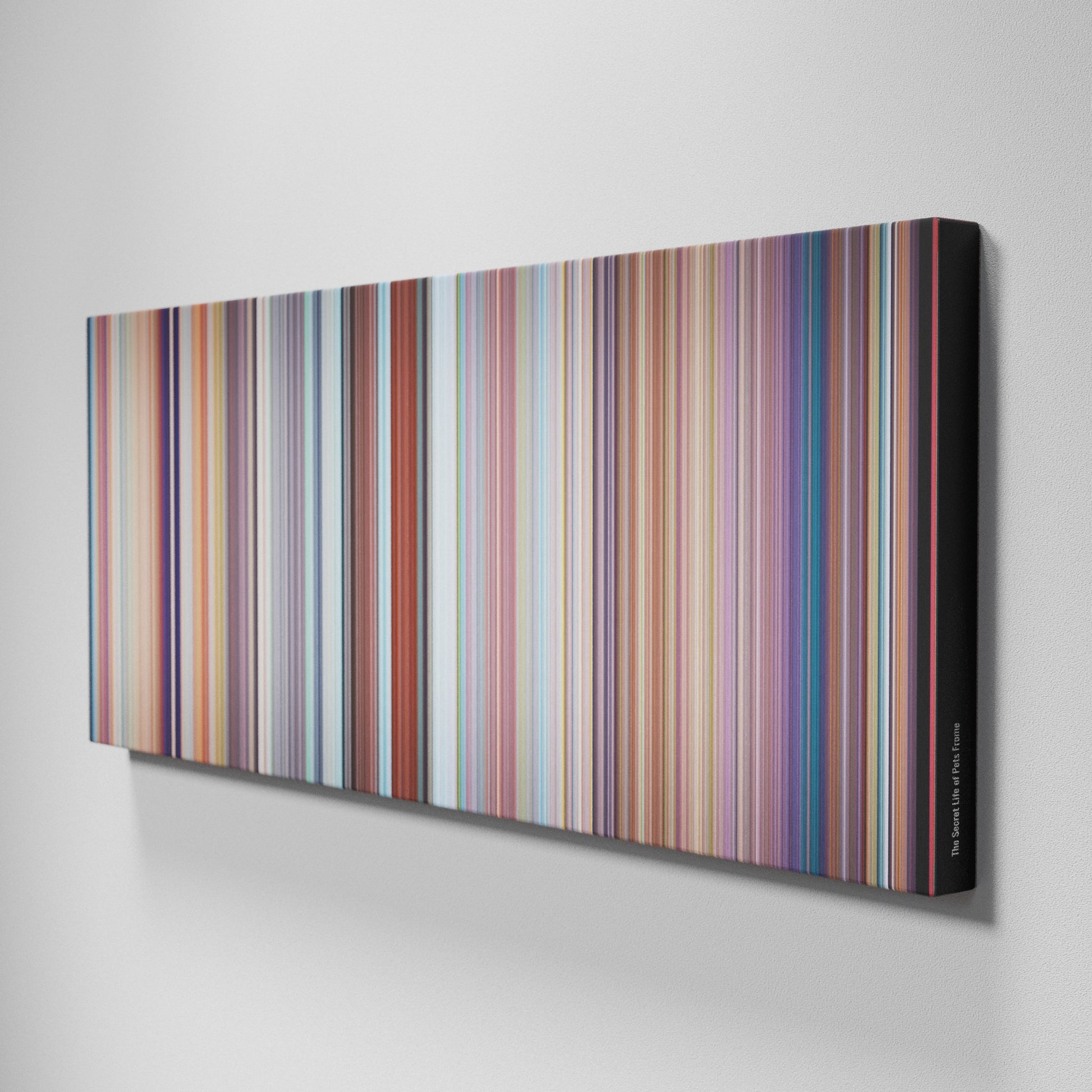 Side view of Buff's of The Secret Life of Pets Frome on the wall