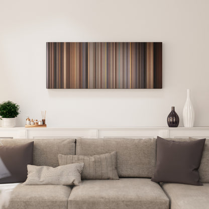 Living room interior with Rosemary's Baby Frome on the wall