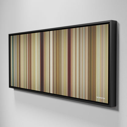 Side view of Framed Buff's of Run Lola Run Frome on the wall