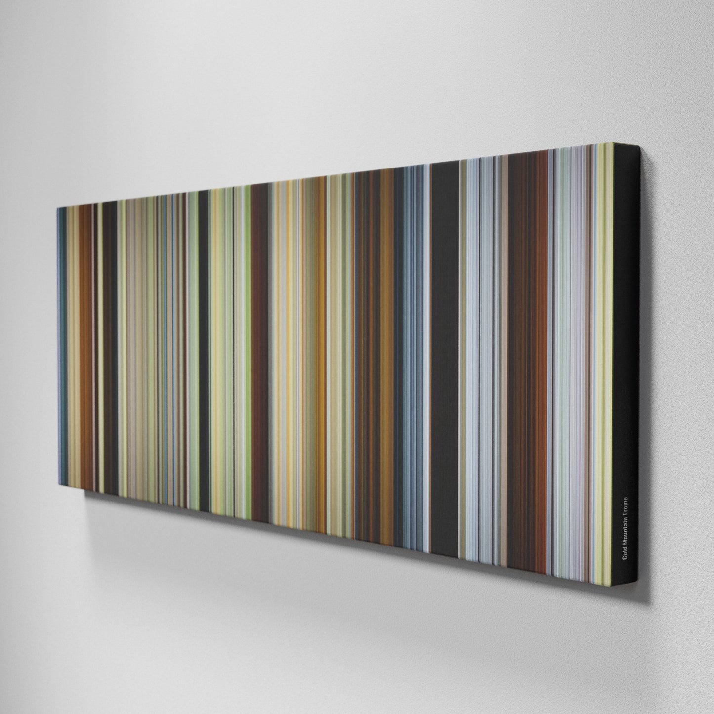 Side view of Buff's of Cold Mountain Frome on the wall