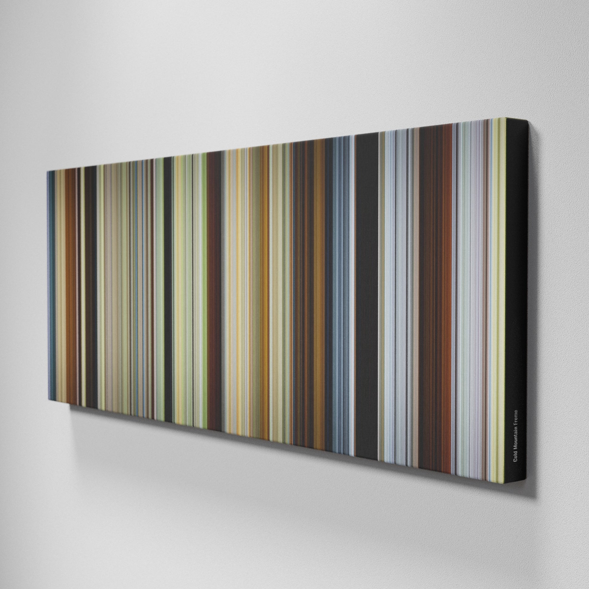 Side view of Buff's of Cold Mountain Frome on the wall