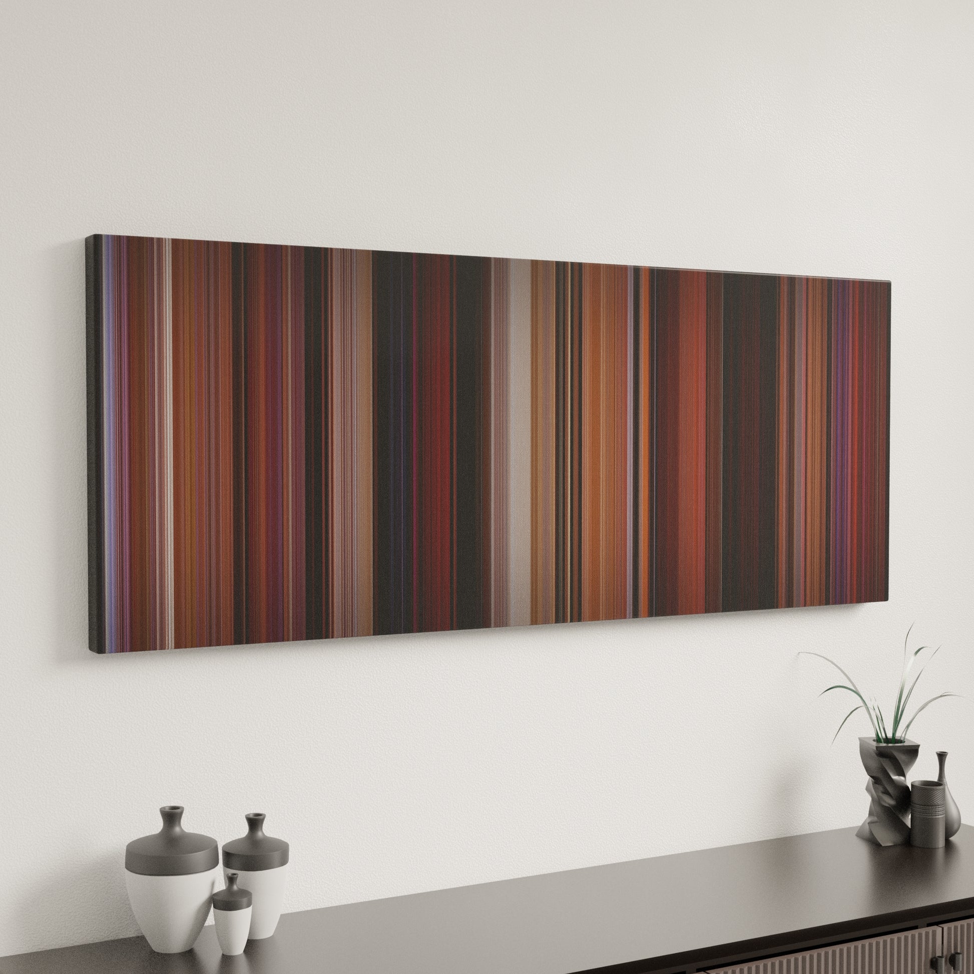 Minimal interior design with Valley Girl Frome on the wall