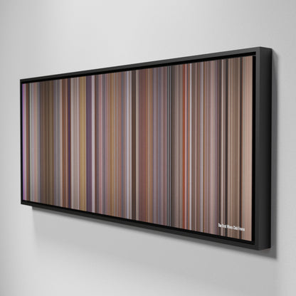 Side view of Framed Buff's of The First Wives Club Frome on the wall