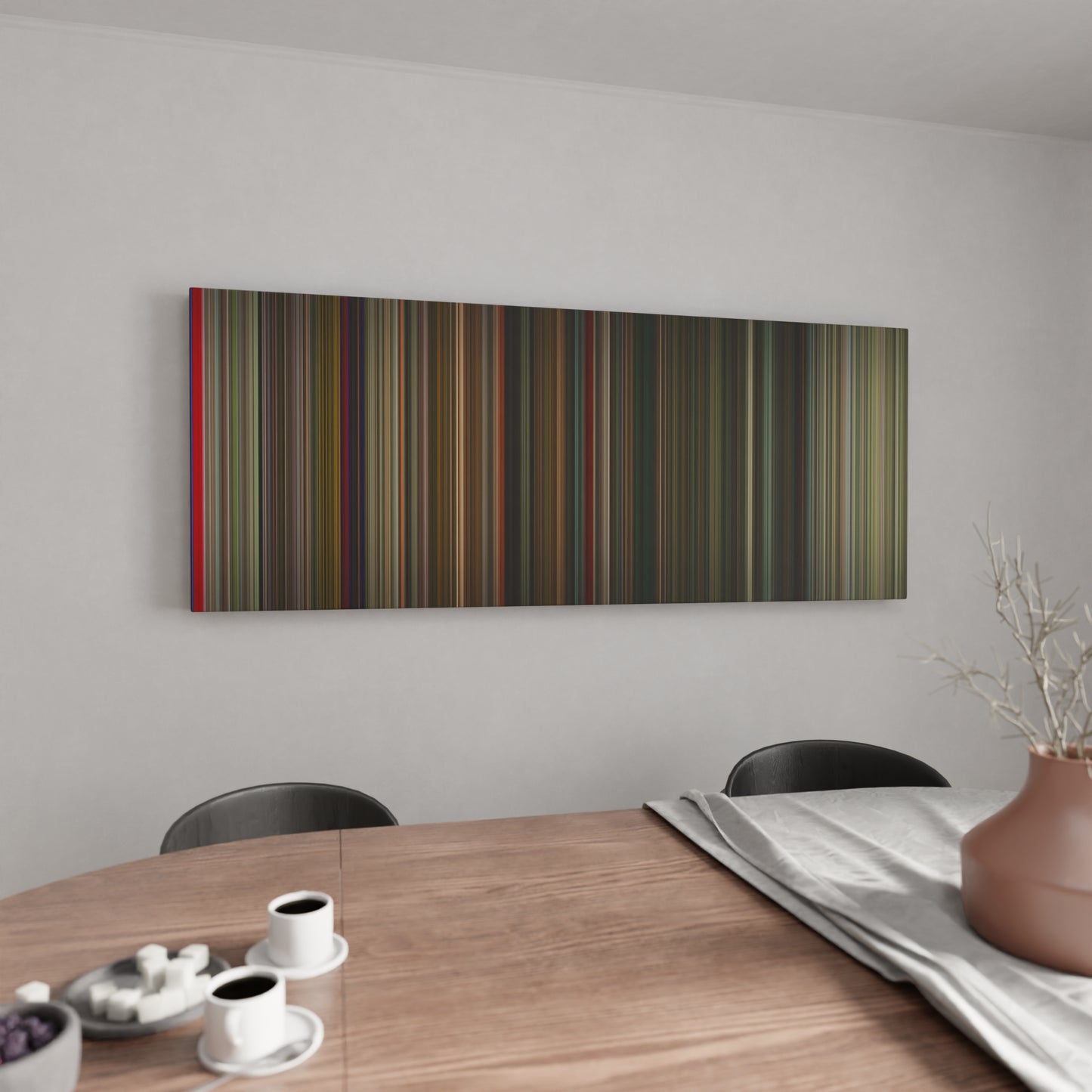 Kitchen with Time Lapse Frome on the wall