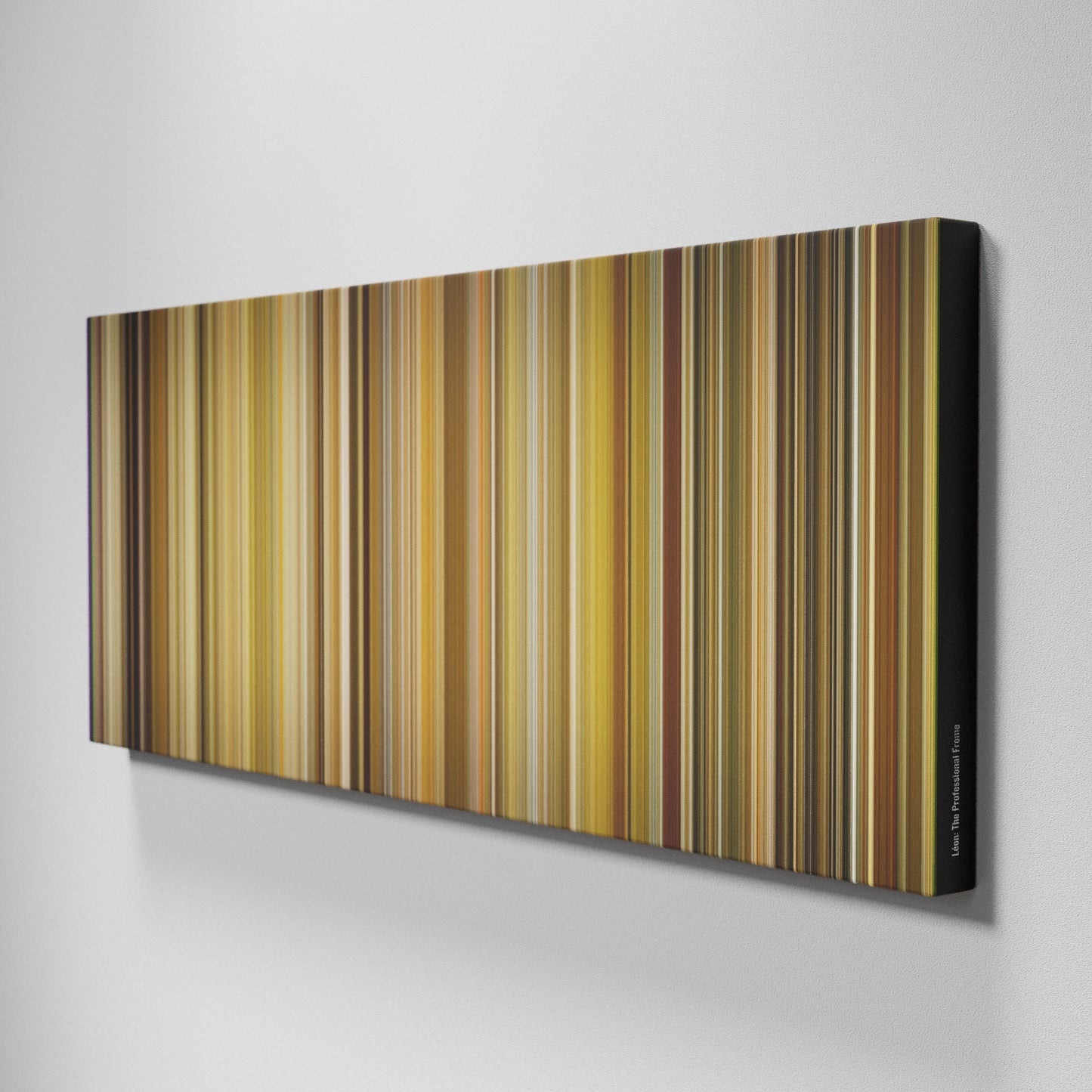 Side view of Buff's of Léon: The Professional Frome on the wall