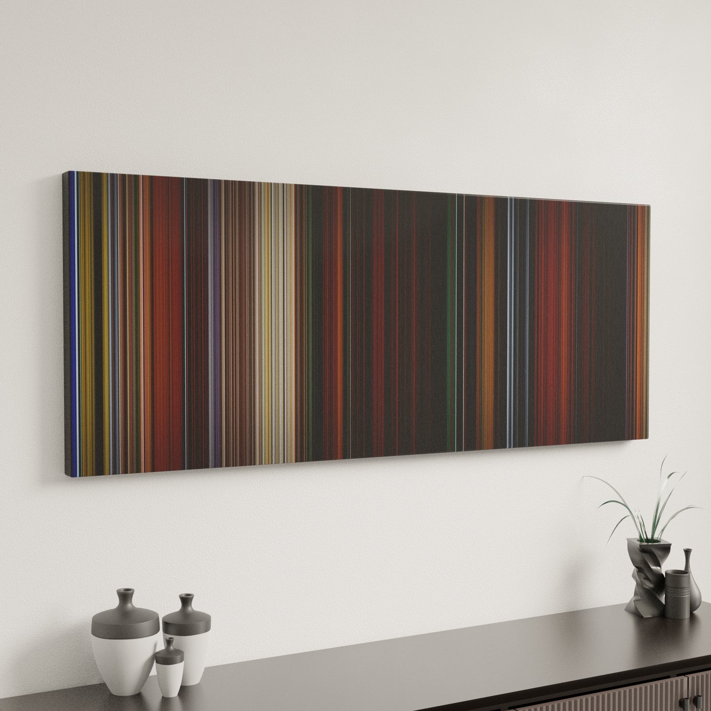 Minimal interior design with Brave Frome on the wall