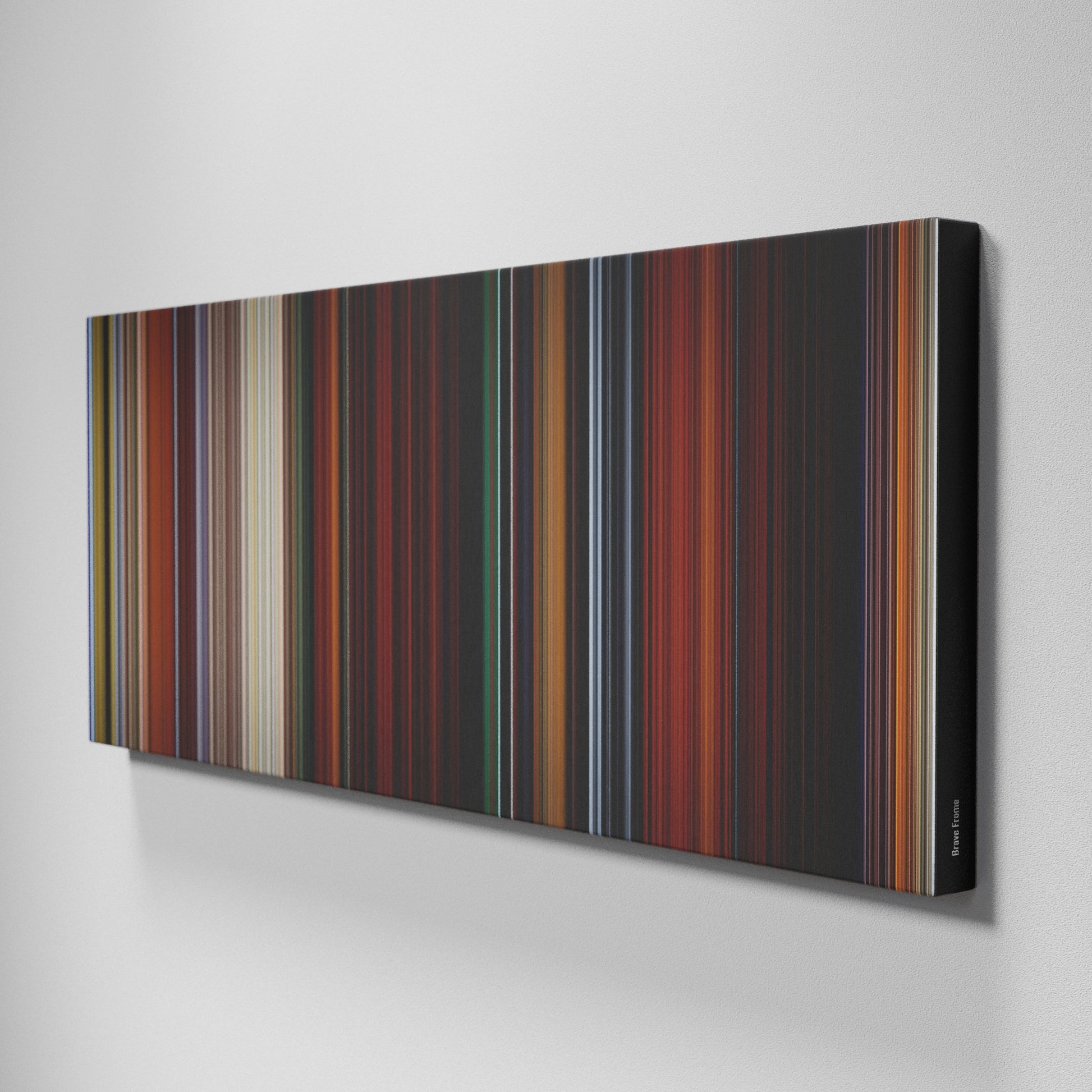 Side view of Buff's of Brave Frome on the wall