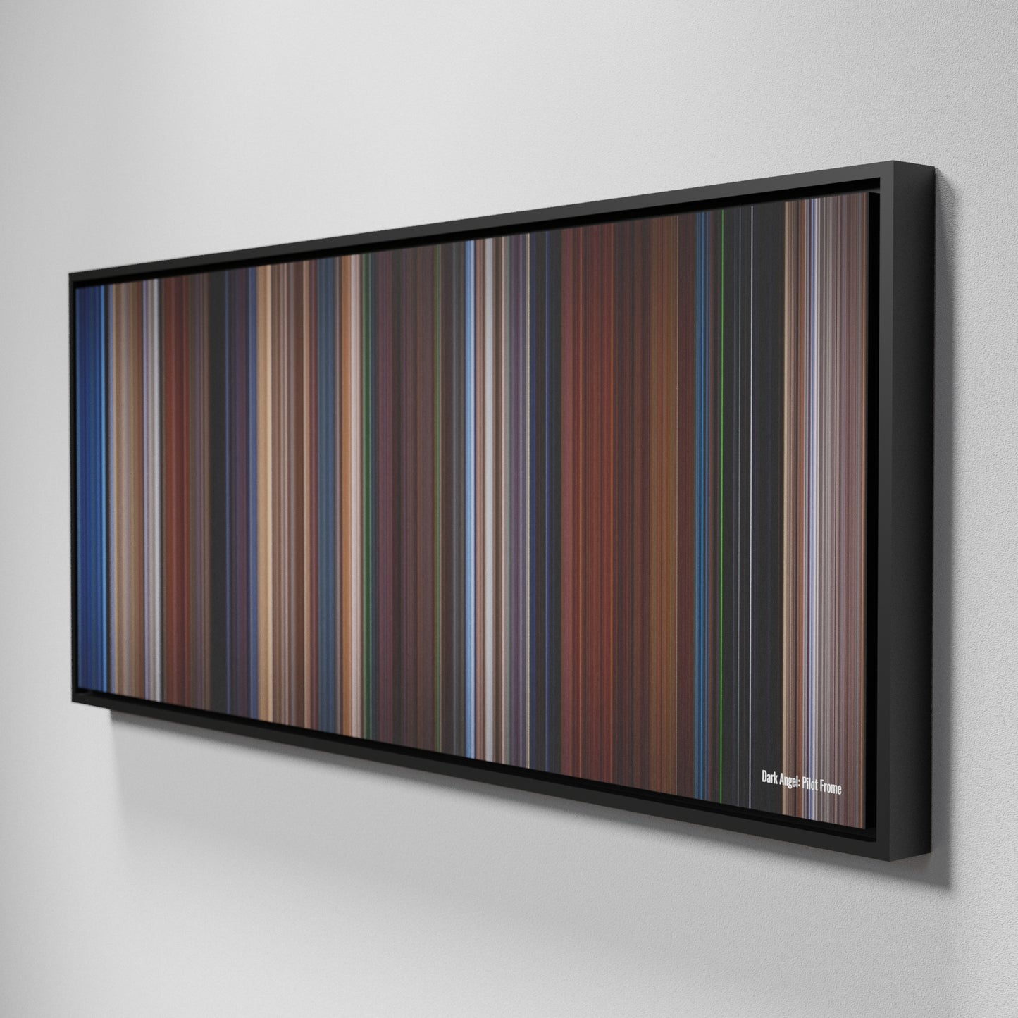 Side view of Framed Buff's of Dark Angel: Pilot Frome on the wall