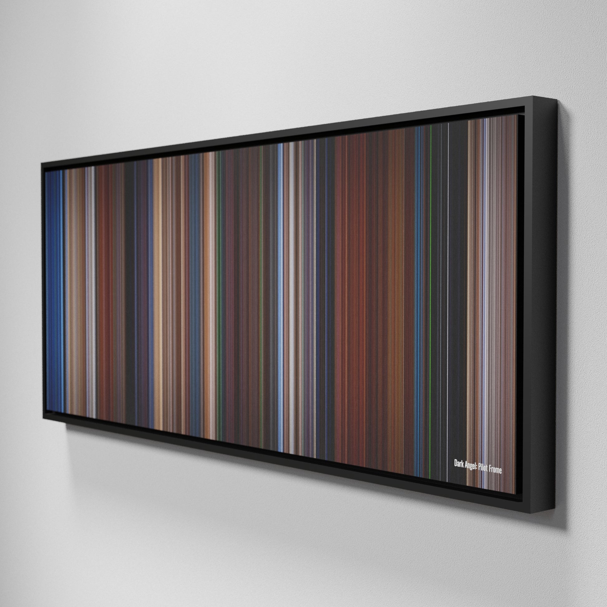 Side view of Framed Buff's of Dark Angel: Pilot Frome on the wall