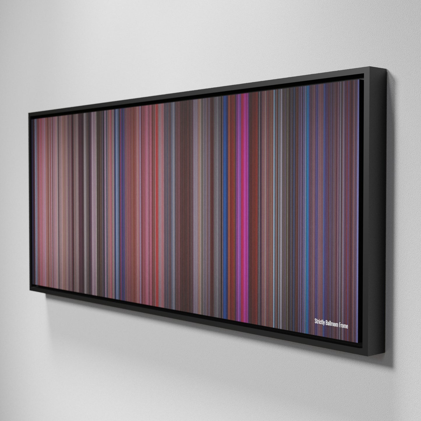 Side view of Framed Buff's of Strictly Ballroom Frome on the wall