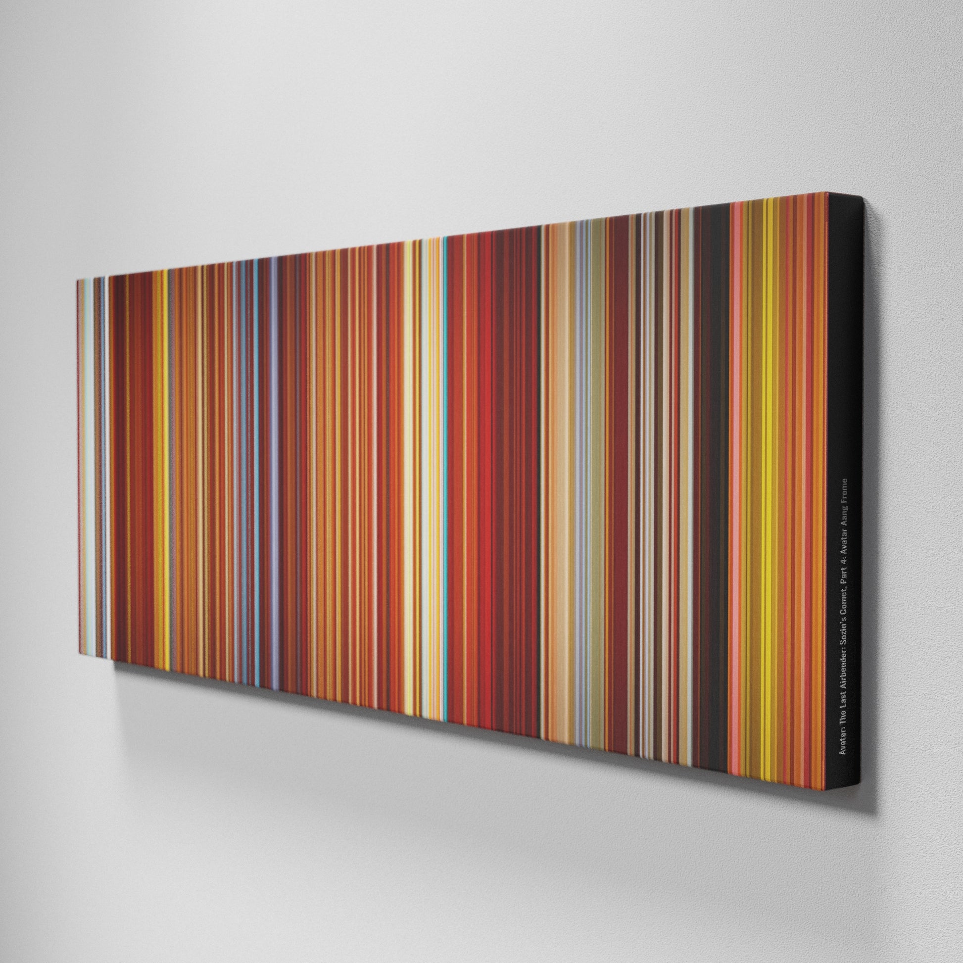 Side view of Buff's of Avatar: The Last Airbender - Sozin's Comet, Part 4: Avatar Aang Frome on the wall