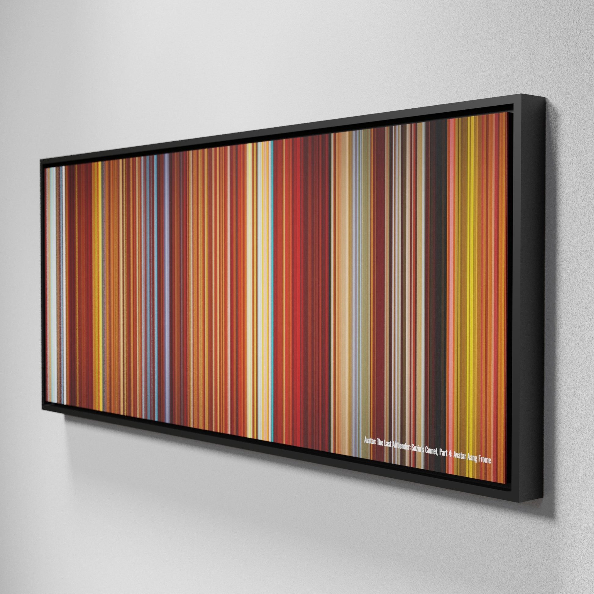 Side view of Framed Buff's of Avatar: The Last Airbender - Sozin's Comet, Part 4: Avatar Aang Frome on the wall