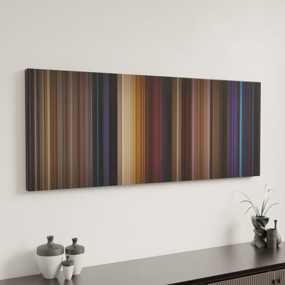 Minimal interior design with She's All That Frome on the wall