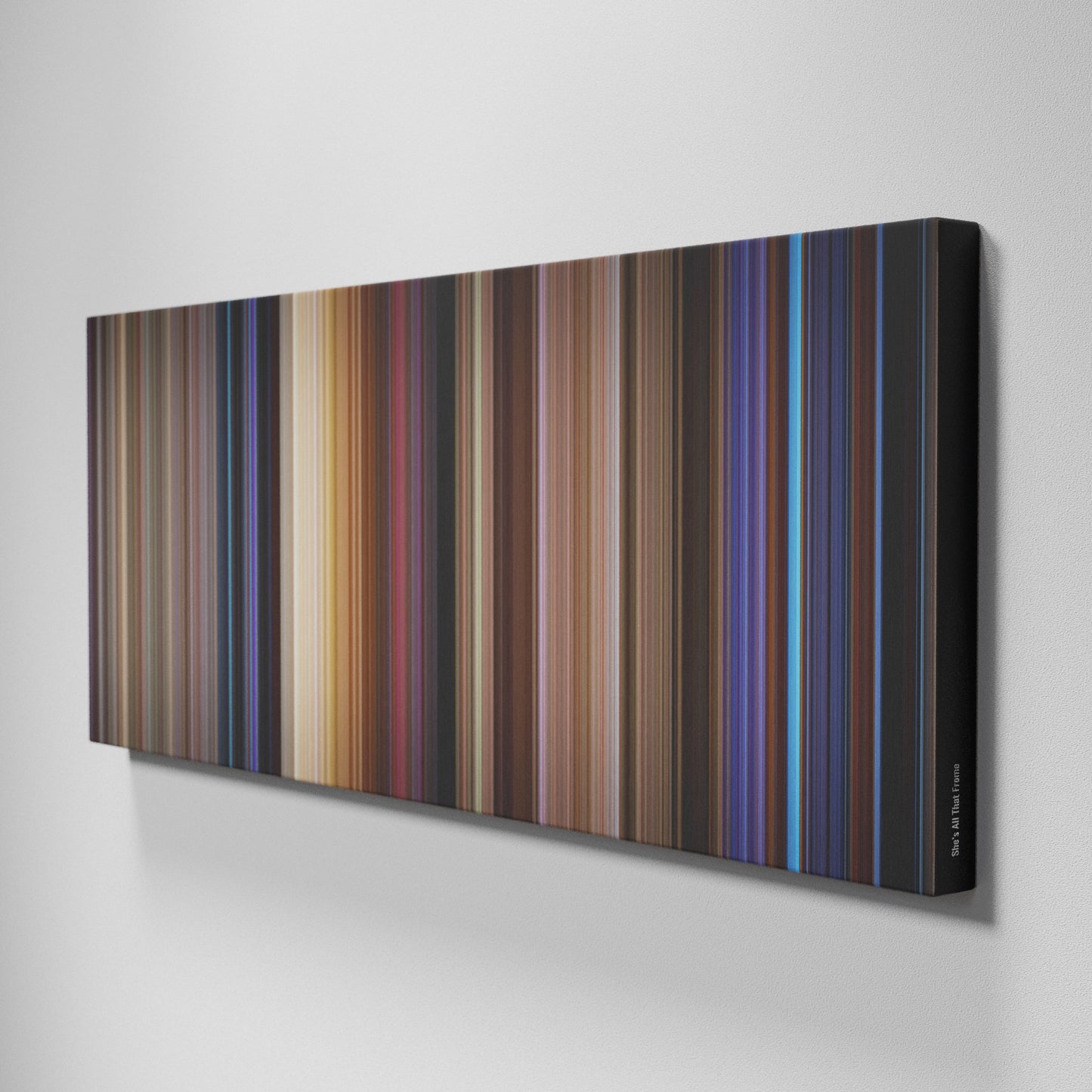 Side view of Buff's of She's All That Frome on the wall