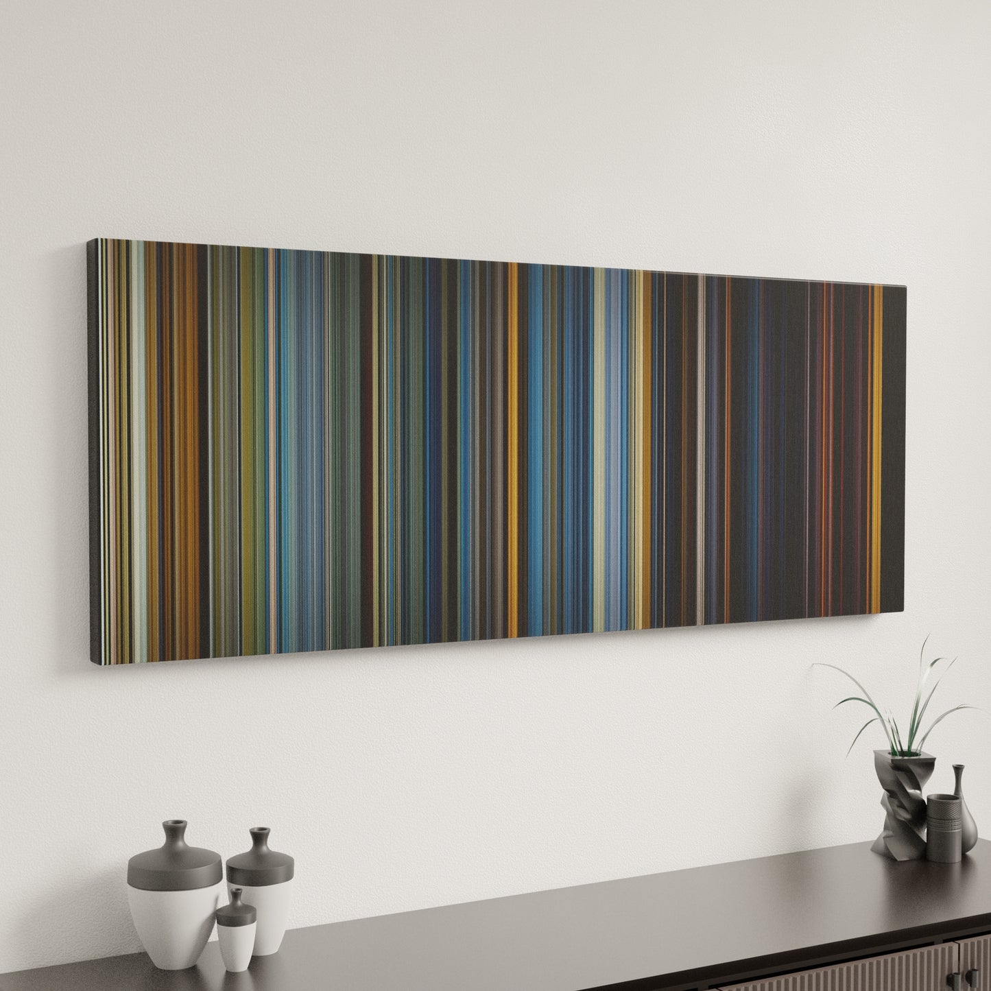 Minimal interior design with Ender's Game Frome on the wall