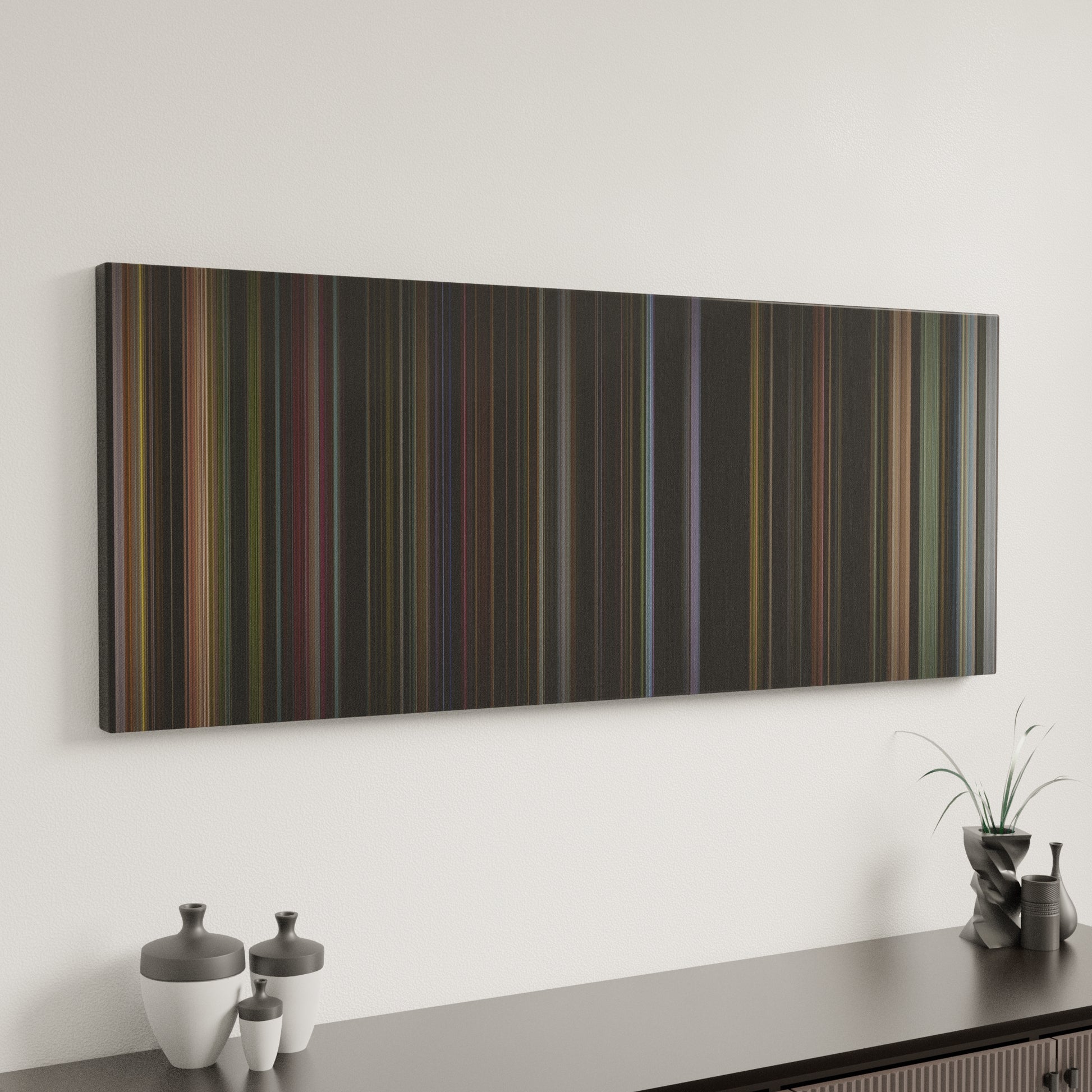 Minimal interior design with American Graffiti Frome on the wall